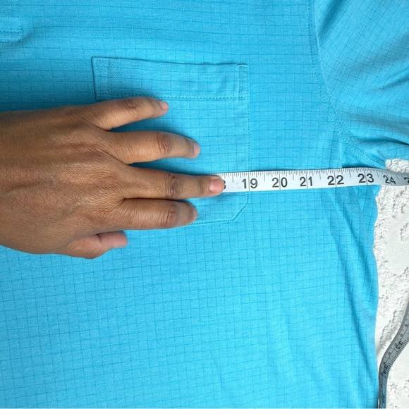 Men's Blue Polo Shirt - Picture 4 of 5